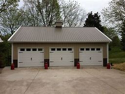 Image result for 3 Car Garage Pole Barn