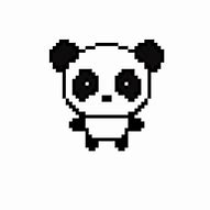 Image result for Baby Panda Pixel Art