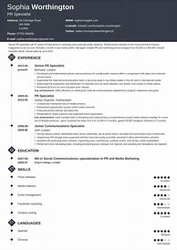 Image result for UK Standard CV Template