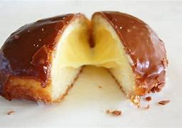 Image result for Chocolate Bavarian Cream Donut