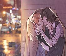 Image result for Chuuya and Dazai Kiss