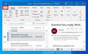 Image result for Outlook Select Profile