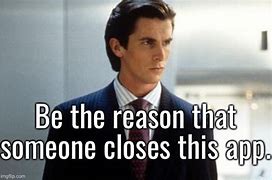 Image result for Patrick Bateman Wince Meme