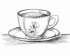 Image result for Enamel Coffee Pot and Cup Sketches