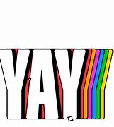 Image result for Yay Sticker GIF