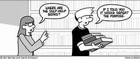 Image result for Library Comic Strip