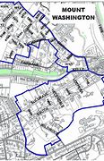 Image result for Map of Mt. Washington Baltimore