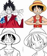 Image result for Easy Simple Luffy Drawing