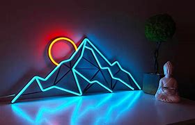 Image result for Neon Circle Wall Art