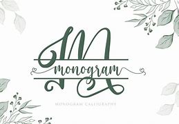 Image result for Monogram Calligraphy