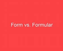 Image result for Template vs Form