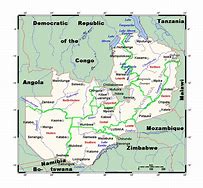 Image result for Zambia Map Africa