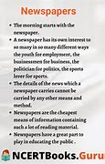 Image result for Essay On Newspaper