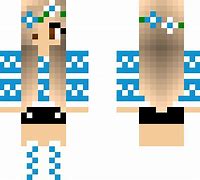 Image result for Blue Flower Girl Minecraft Skin Nova