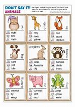 Image result for Don't Say That Animals