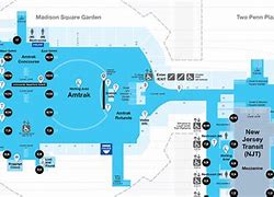 Image result for Map of Penn Station New York