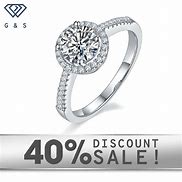 Image result for Moissanite Rings in White Gold