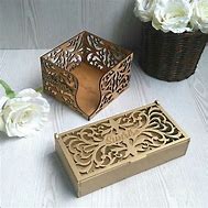 Image result for Laser-Cut Wood Box Patterns Free