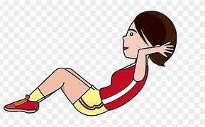 Image result for Sit Up Clip Art