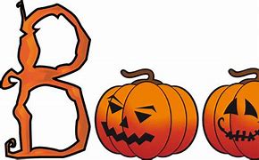 Image result for Halloween Boo Signs Clip Art