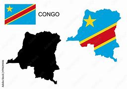 Image result for Congo Flag Map