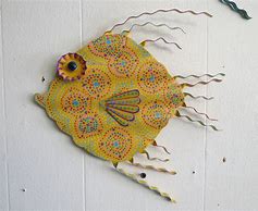 Image result for Funky Metal Fish Art