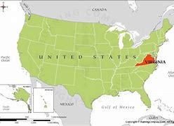 Image result for United States Map of Virginia