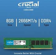 Image result for DDR4 2666 8GB RAM Desktop Black