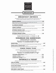 Image result for Bakery Cafe Menu