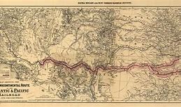 Image result for Atlantic and Pacific Railroad Map