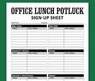 Image result for Birthday Lunch Sign Up Sheet