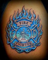 Image result for Small Firefighter Tattoos