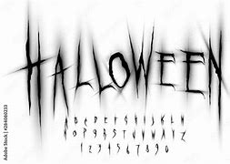 Image result for Halloween Letters Font