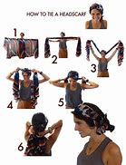 Image result for Easy Head Scarf Tying