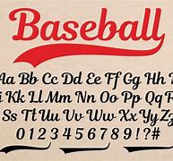 Image result for Baseball Font Glyphs