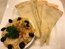 Image result for hummus with pita bread