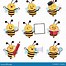 Image result for Cartoon Bee Top View