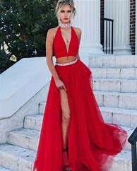 Image result for Pretty Red Prom Dress