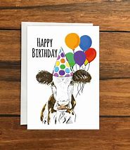 Image result for Happy Birthday Cow