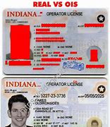 Image result for Back of Indiana Driver's License