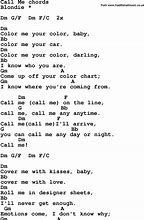 Image result for Call Me Song