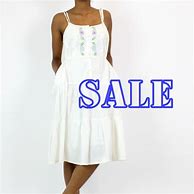 Image result for Embroidered White Dress Peasant