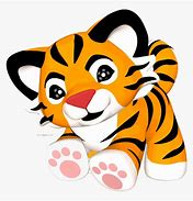 Image result for Cute Tiger Illustration No Background