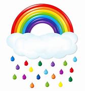 Image result for Rainbow Rain Painting