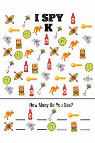 Image result for I Spy Kids Worksheet