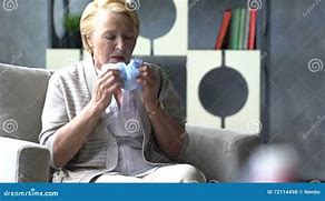 Image result for Old Lady Coughing