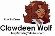 Image result for Clawdeen Wolf Drawing