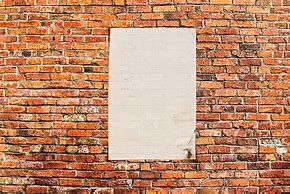 Image result for Poster On Brick Wall