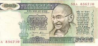 Image result for 500 Rupees India