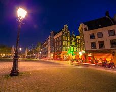 Image result for Amsterdam Streets at Night Pictures